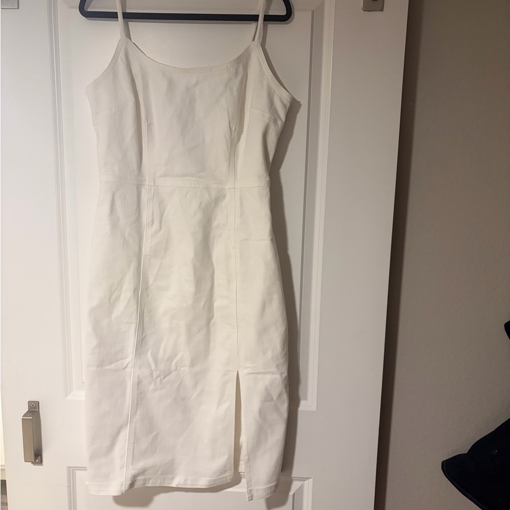 White Denim Steve Madden dress